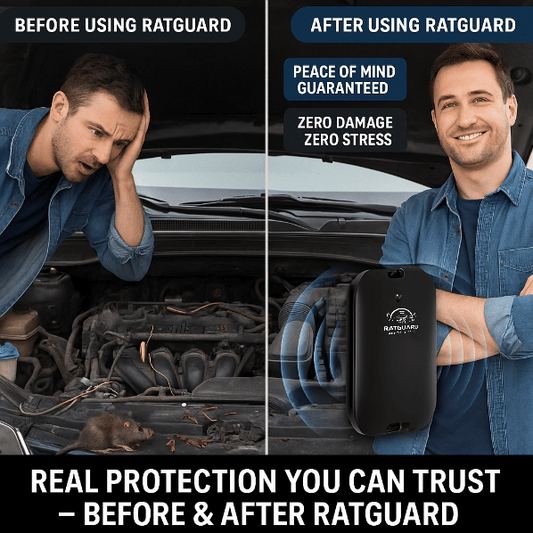 Ratguard SonicArmor X - Ultrasonic Rat Repellent for Car