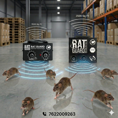 Ratguard SMALL - Ultrasonic Rat Repellent for Small Commercial Spaces