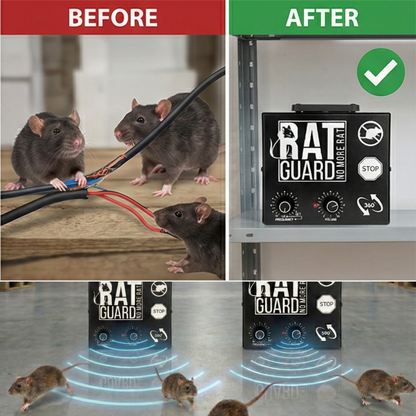Ratguard Pro 360 Degree - Ultrasonic Rat Repellent for Warehouses & Godowns