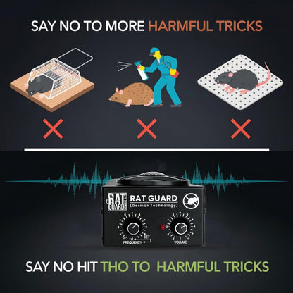 Ratguard SMALL - Ultrasonic Rat Repellent for Small Commercial Spaces