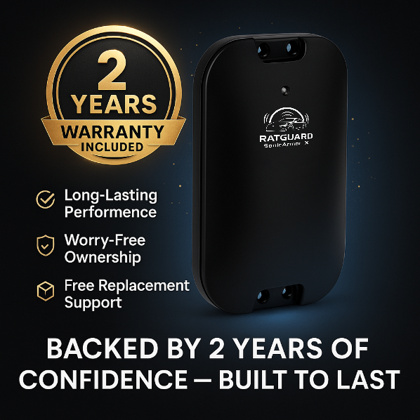 Ratguard SonicArmor X - Ultrasonic Rat Repellent for Car