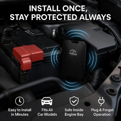 Ratguard SonicArmor X - Ultrasonic Rat Repellent for Car