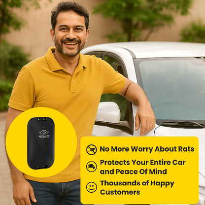 Ratguard SonicArmor X - Ultrasonic Rat Repellent for Car