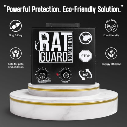 Ratguard Pro 360 Degree - Ultrasonic Rat Repellent for Warehouses & Godowns